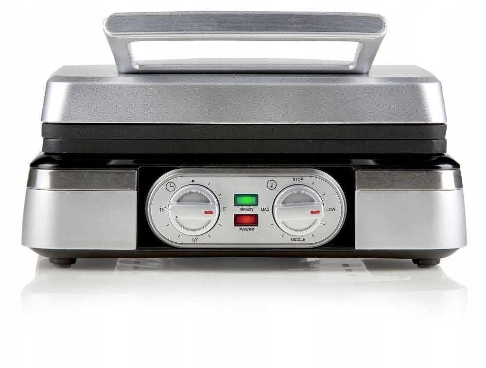 DOMO DO9149W waffle iron, 2 Belgian waffles large temperature control Power rating 1400 W