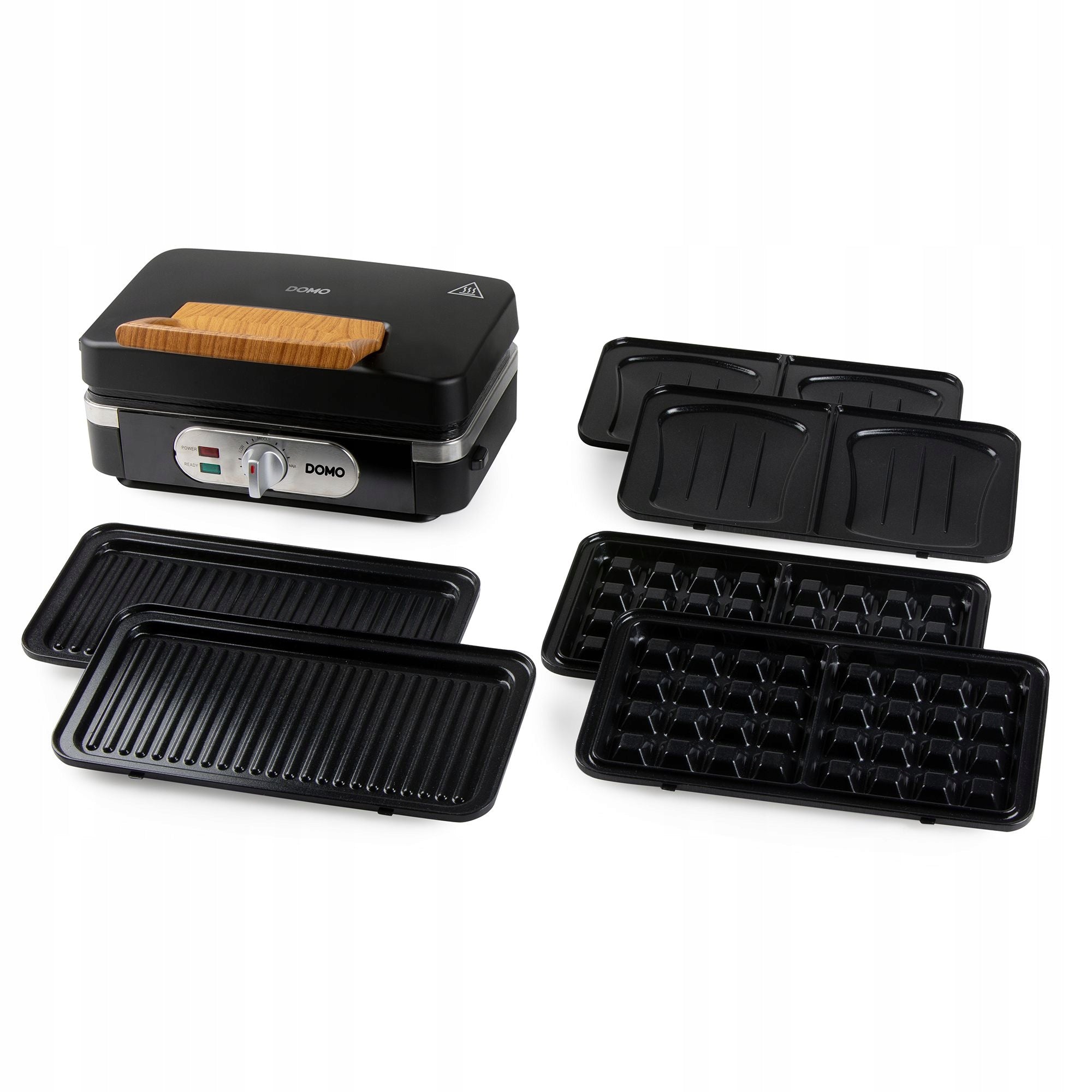 DOMO DO9278C Waffle maker toaster grill temperature control Packaging status original
