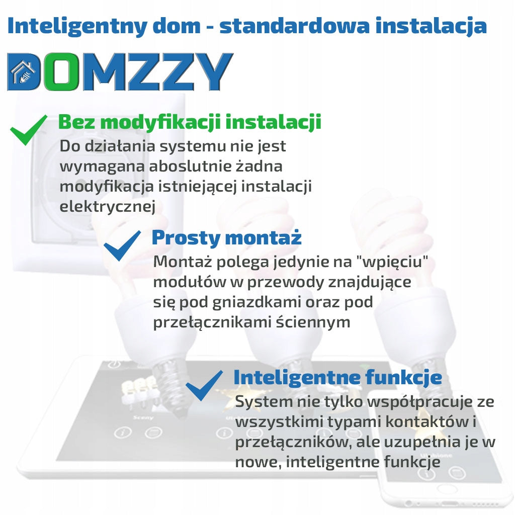 DOMZZY Smart Home - Starter Kit M (Smart Lighting) Brand DOMZZY