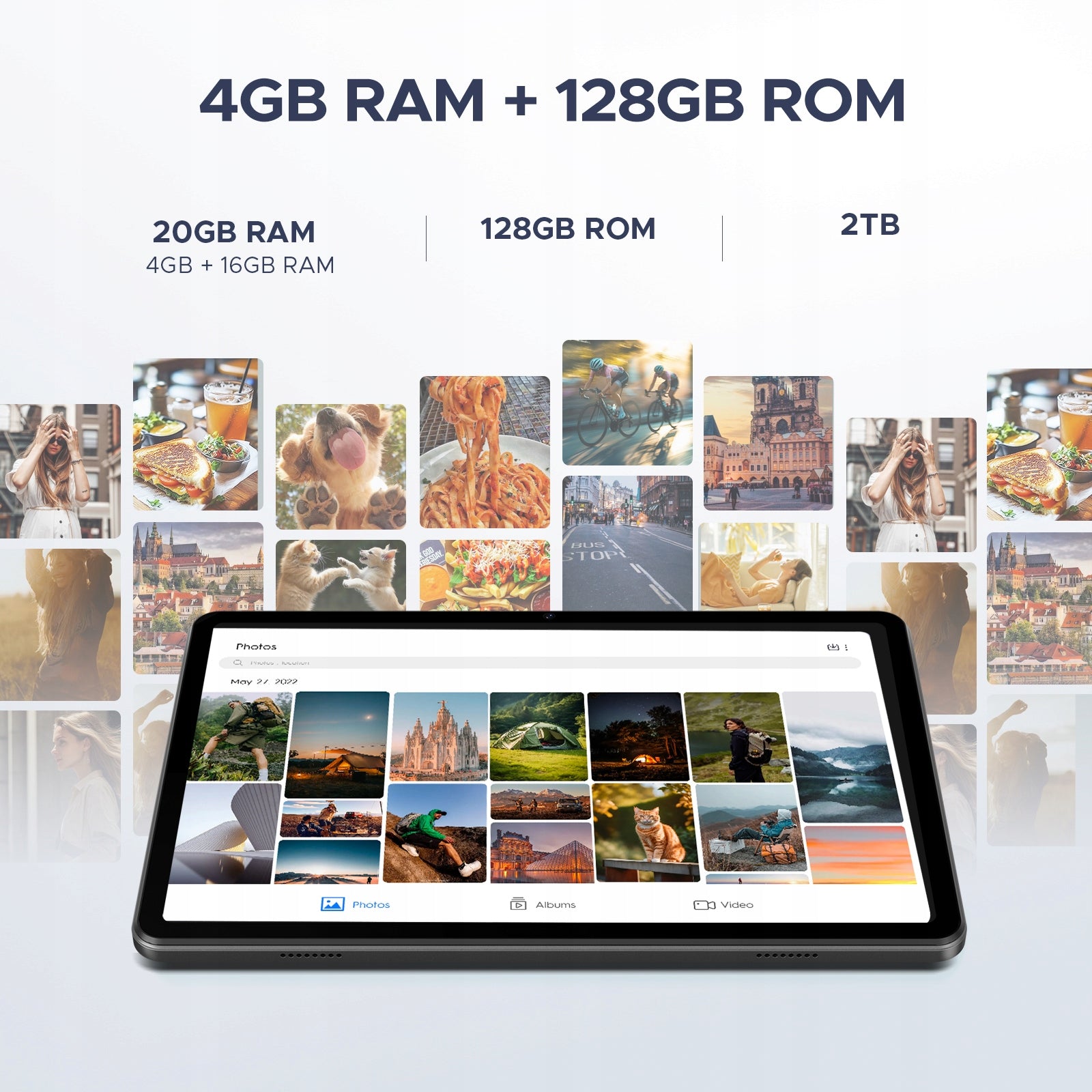 DOOGEE TabA9 PRO DLA DZIECI Tablet Android 15 10.1“ 20GB/128GB/2TB 6580mAh Manufacturer code 6923740268179