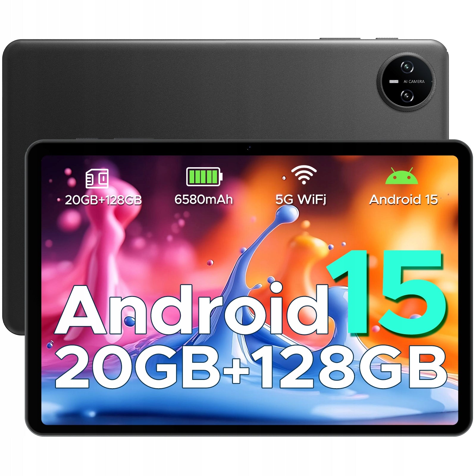 DOOGEE TabA9 PRO DLA DZIECI Tablet Android 15 10.1“ 20GB/128GB/2TB 6580mAh