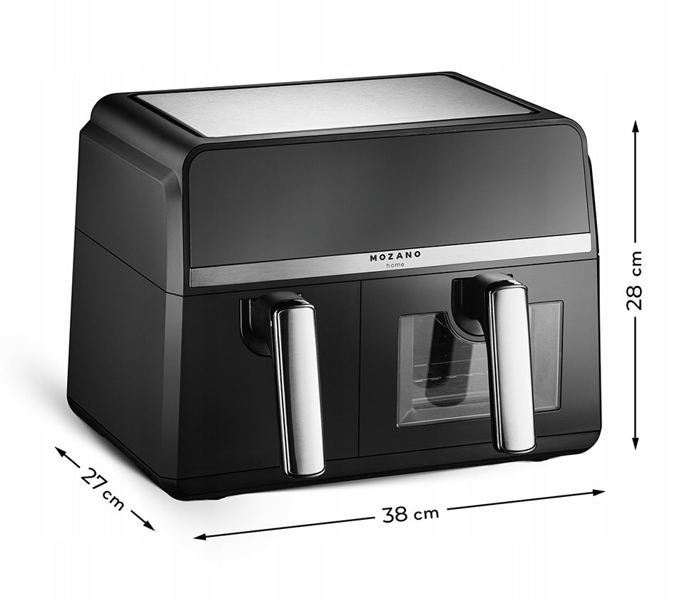 DOUBLE CHAMBER NON-FAT AIR FRYER 9L 2600W AIR FRYER XL WIFI Model DuoFry Unlimited