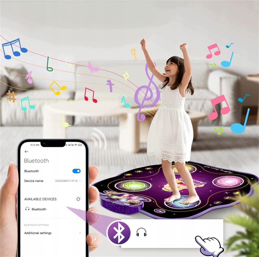 DOUBLE DANCE MAT MUSIC INTERACTIVE FOR CHILDREN LARGE 9 GAMES Brand no brand
