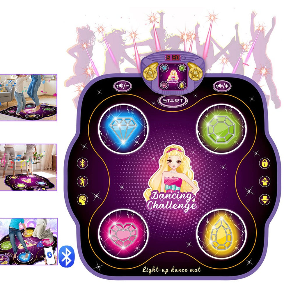 DOUBLE DANCE MAT MUSIC INTERACTIVE FOR CHILDREN LARGE 9 GAMES Minimum kid's age 3