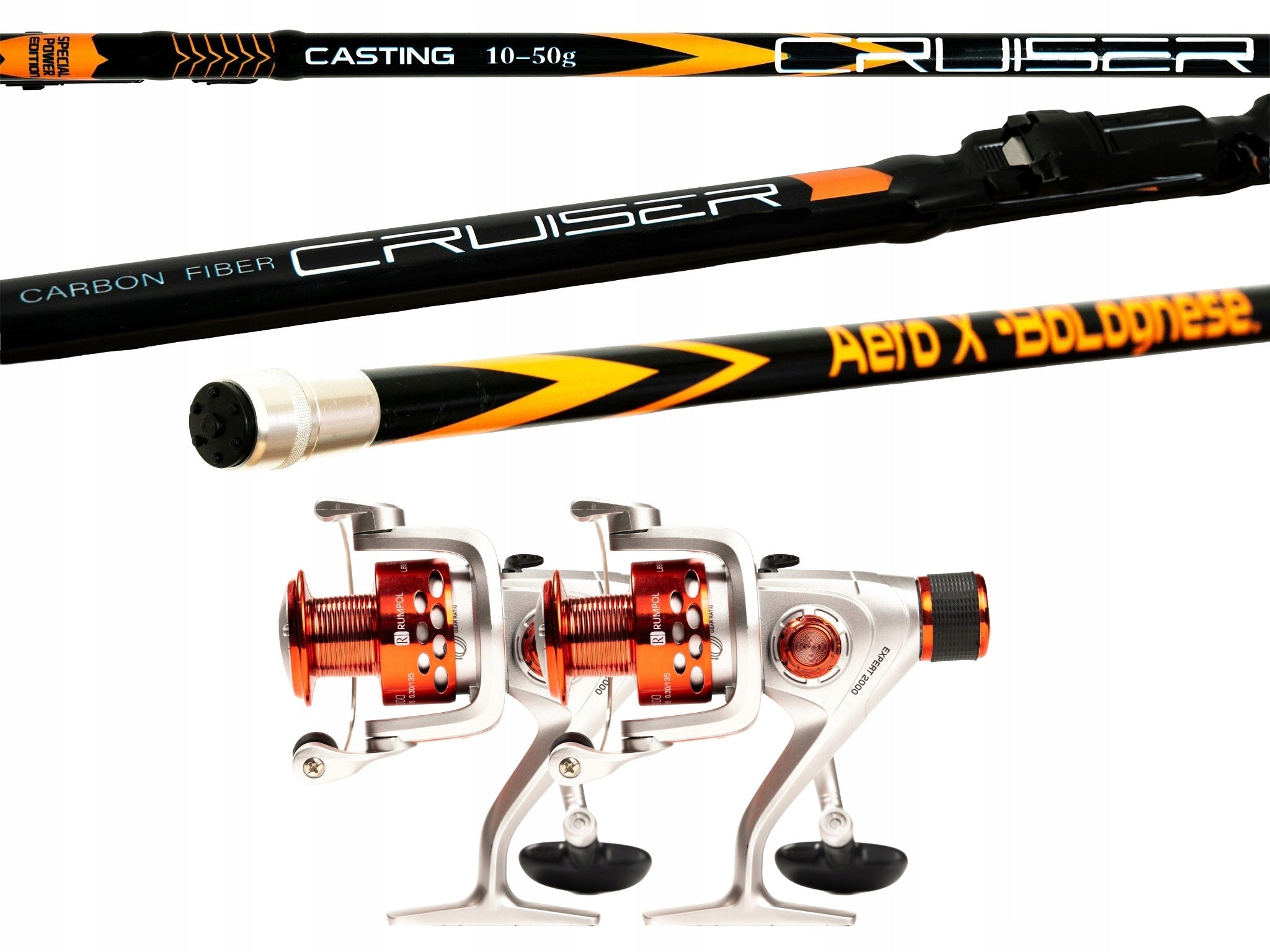 DOUBLE FISHING SET 2X ROD BOLOGNESE 6M 2X EXPERT 2000
