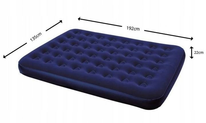 DOUBLE MATTRESS BLUE THICK SOFT DURABLE JOINCO VINYL Brand Joinco