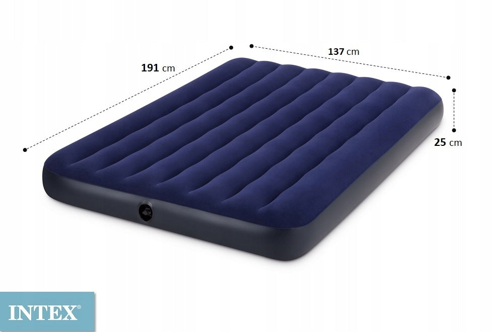 DOUBLE MATTRESS STRONG HIGH Dura-Beam OVER LAKE AND BEACH INTEX LARGE Packaging status original