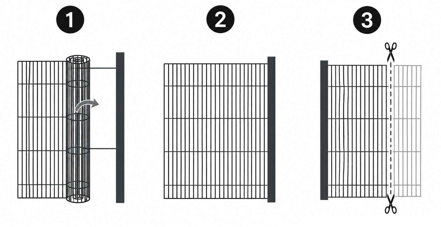 DOUBLE-SIDED BALCONY COVER BALCONY MAT TERRACE FENCE PVC 100x300 cm Kind cover, mat
