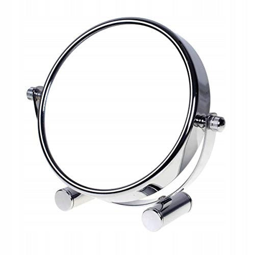 DOUBLE SIDED COSMETIC MIRROR 10X ROTARY 360 SILVER Medical device no