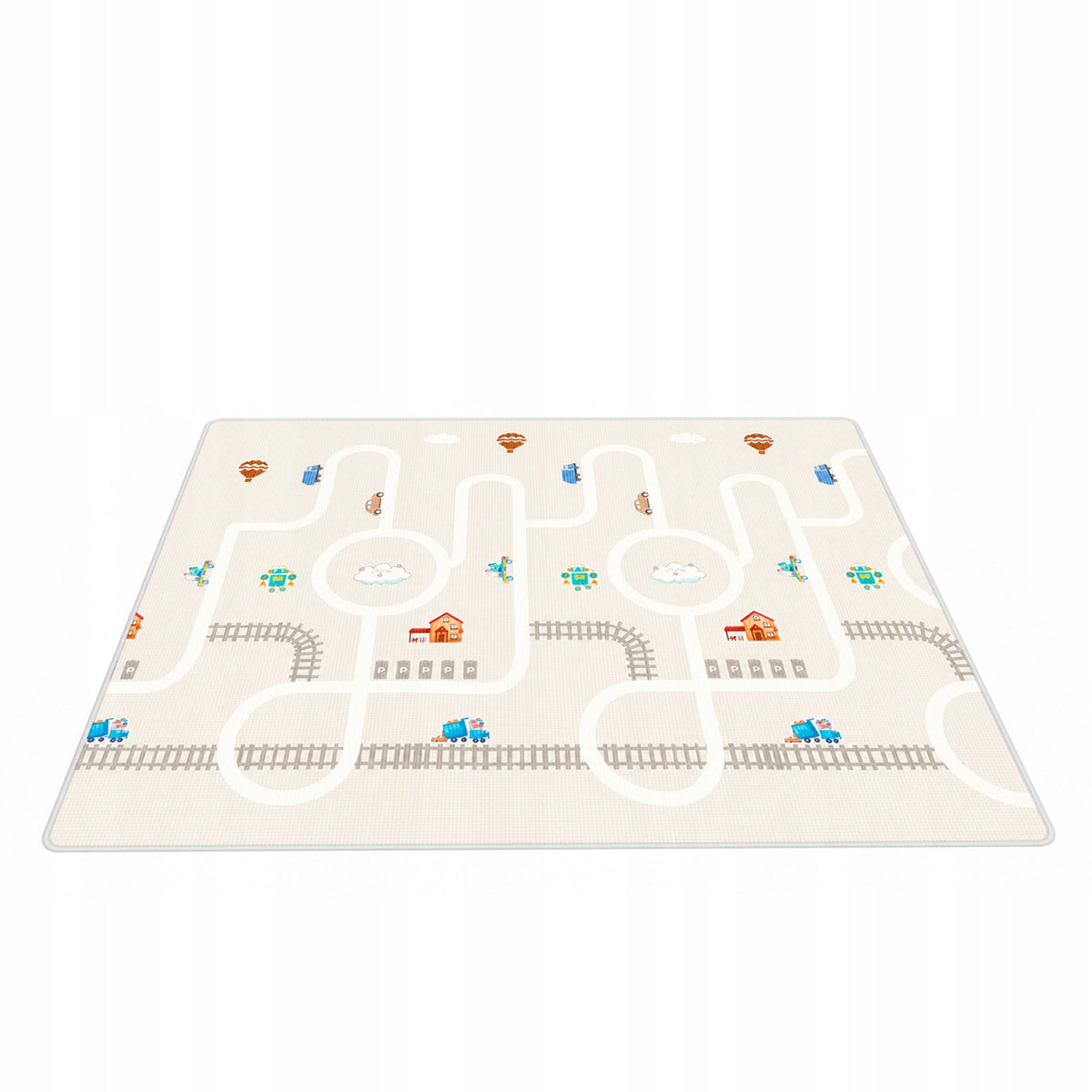 DOUBLE SIDED FOLDING FOAM SENSORY MAT FOR BABIES 200x180CM Kid's age 0＋