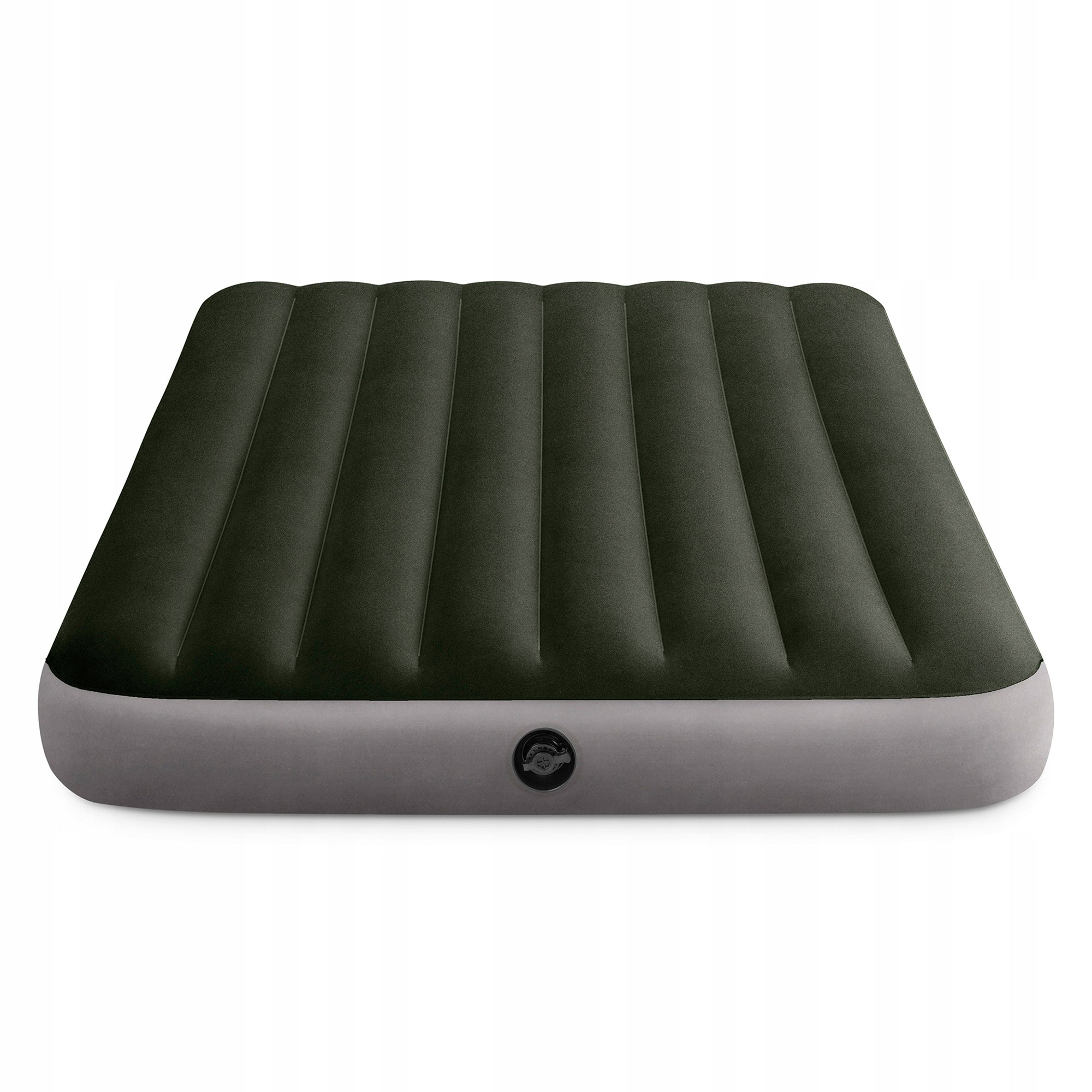 DOUBLE VELOUR INFLATABLE MATTRESS WITH PUMP BED INTEX 64778 Color green