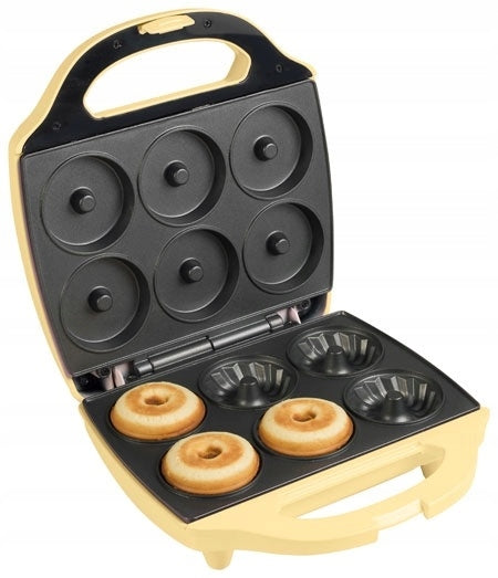 DOUGHNUT MAKER CUPCAKE MAKER FOR 6 CUPCAKE COOKIES BESTRON 900W Packaging status original