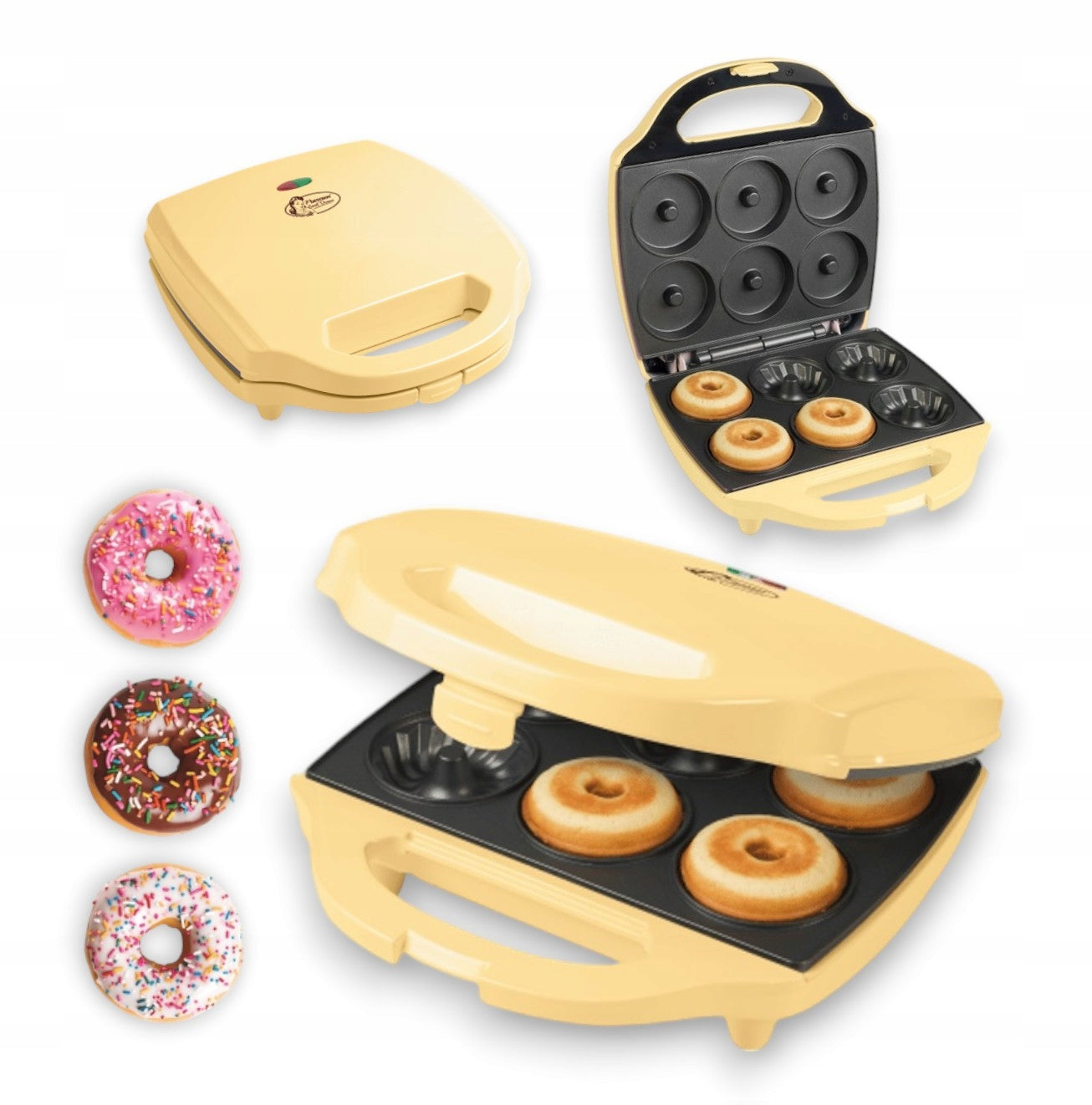 DOUGHNUT MAKER CUPCAKE MAKER FOR 6 CUPCAKE COOKIES BESTRON 900W