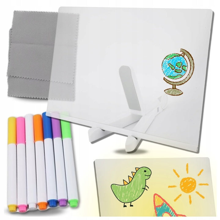 DRAWING BOARD ERASABLE FOR CHILDREN BACKLIT LED 3D