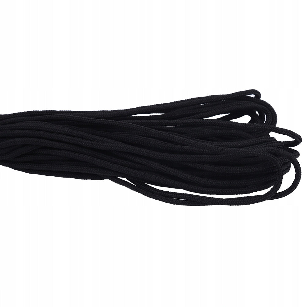 DRAWSTRING CORD PARACORD ONE CORE SURVIVAL BLACK 2 mm 15 m 50 kg Manufacturer code TJB009761