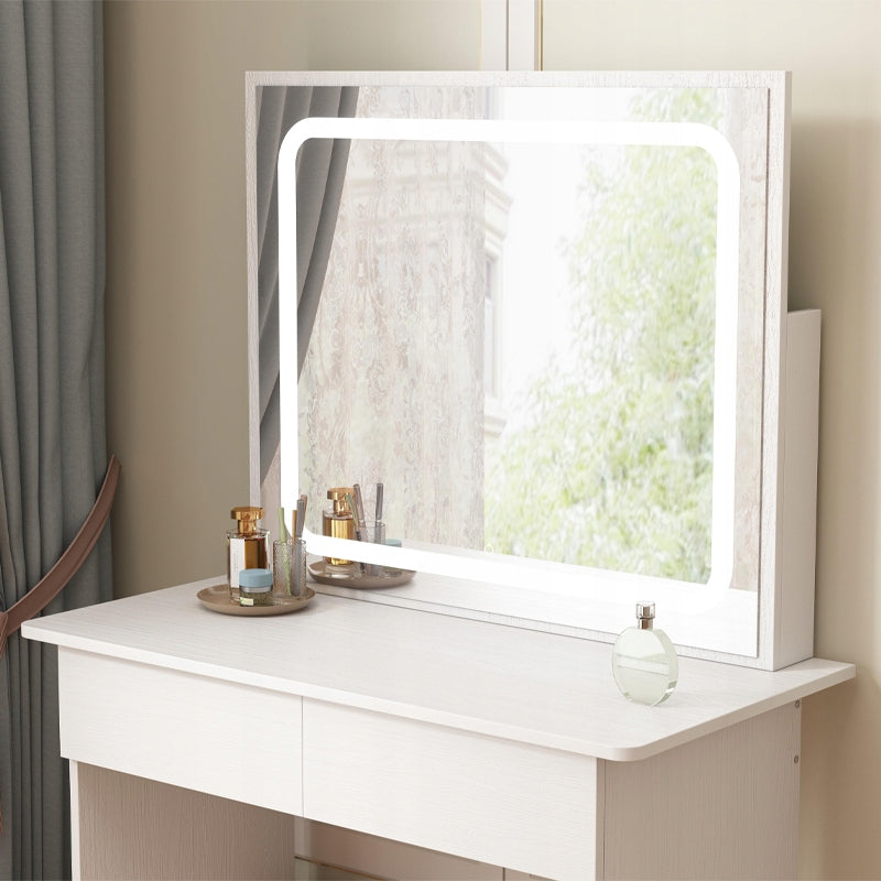 DRESSING TABLE COSMETIC MAKEUP WITH MIRROR LED MODERN GLAMOUR 90CM EAN (GTIN) 5904890446847