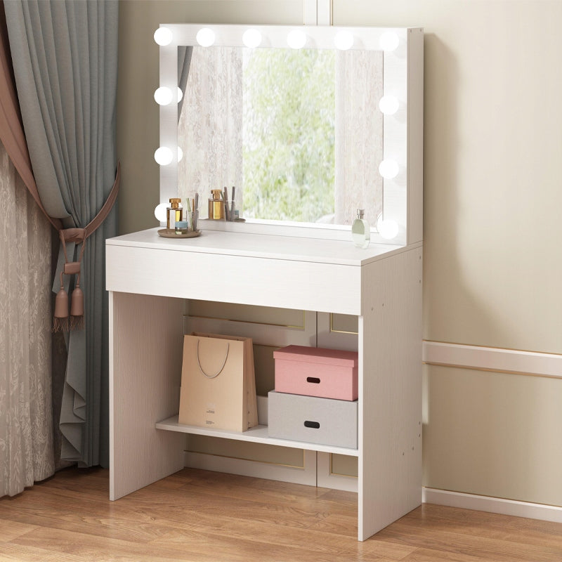 DRESSING TABLE COSMETIC MAKEUP WITH MIRROR LED MODERN LOFT GLAMOUR EAN (GTIN) 5904890445536