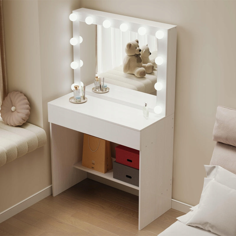 DRESSING TABLE COSMETIC MAKEUP WITH MIRROR LED MODERN LOFT GLAMOUR Manufacturer code TOALETKA KOSMETYCZNA MAKIJAŻU WIZAŻU