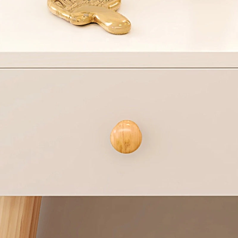 DRESSING TABLE COSMETIC MAKEUP WITH MIRROR WHITE SCANDINAVIAN LOFT MODERN Furniture height 85 cm