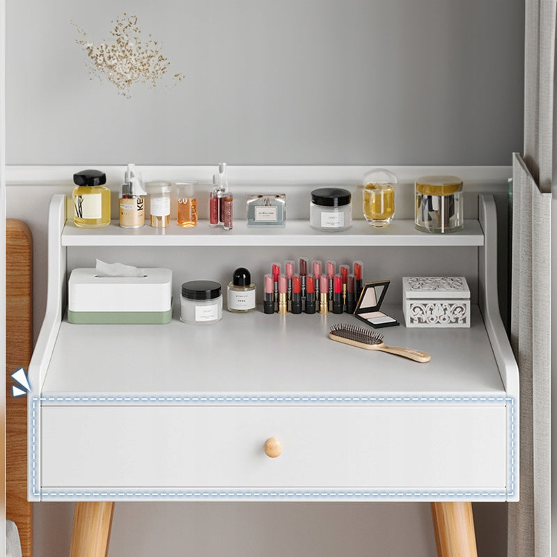 DRESSING TABLE COSMETIC MAKEUP WITH MIRROR WHITE SCANDINAVIAN LOFT MODERN Manufacturer code TOALETKA KOSMETYCZNA Z LUSTREM