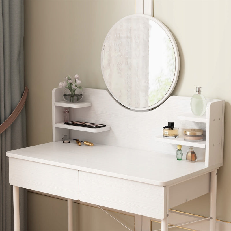 DRESSING TABLE COSMETIC WHITE BEDROOM WITH MIRROR DRAWERS MODERN Furniture depth 40 cm