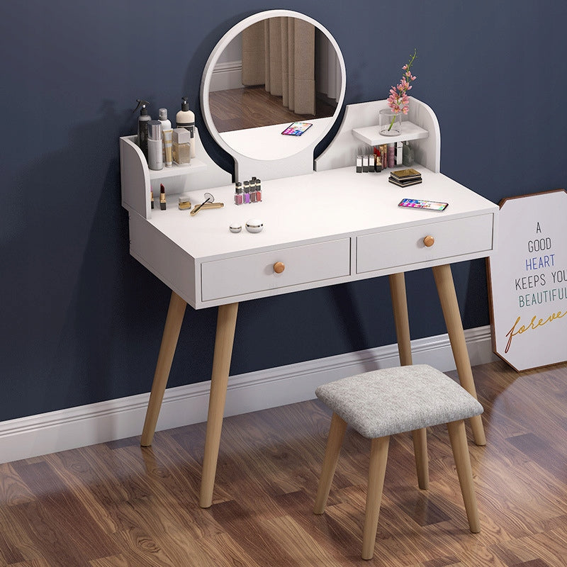 DRESSING TABLE COSMETIC WITH MIRROR MAKEUP WHITE WITH DRAWERS LOFT MAKEUP LARGE EAN (GTIN) 5904890437081