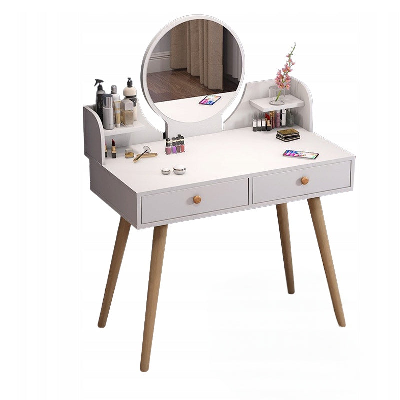 DRESSING TABLE COSMETIC WITH MIRROR MAKEUP WHITE WITH DRAWERS LOFT MAKEUP LARGE