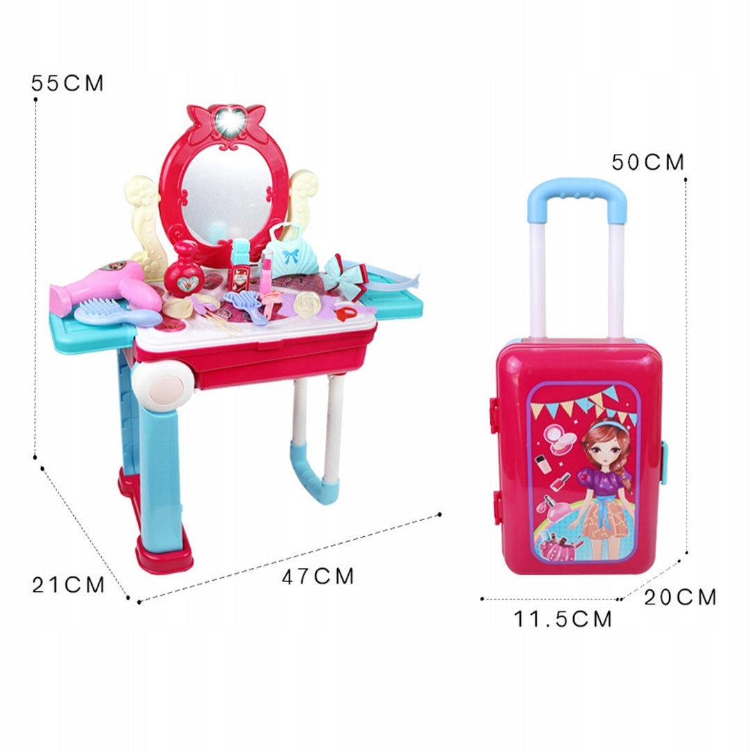 DRESSING TABLE FOR CHILDREN GIRLS ACCESSORIES LIGHT SOUND JEWELRY TABLE Packaging status original