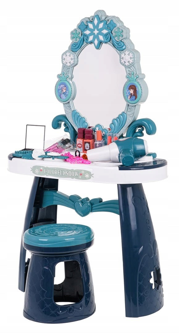 DRESSING TABLE FOR GIRLS ICE PRINCESSES WITH MIRROR ACCESSORIES DRYER 3+ Manufacturer code 5903864948875
