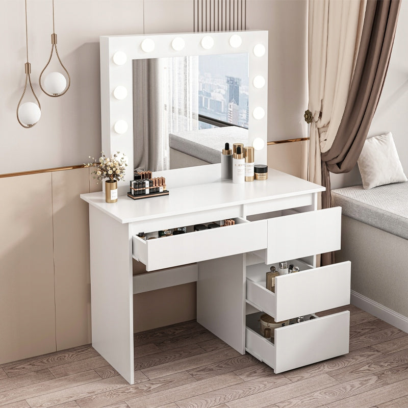 DRESSING TABLE FOR MAKEUP COSMETIC MAKEUP WITH MIRROR LED MODERN LOFT 90 CM EAN (GTIN) 5904890439771