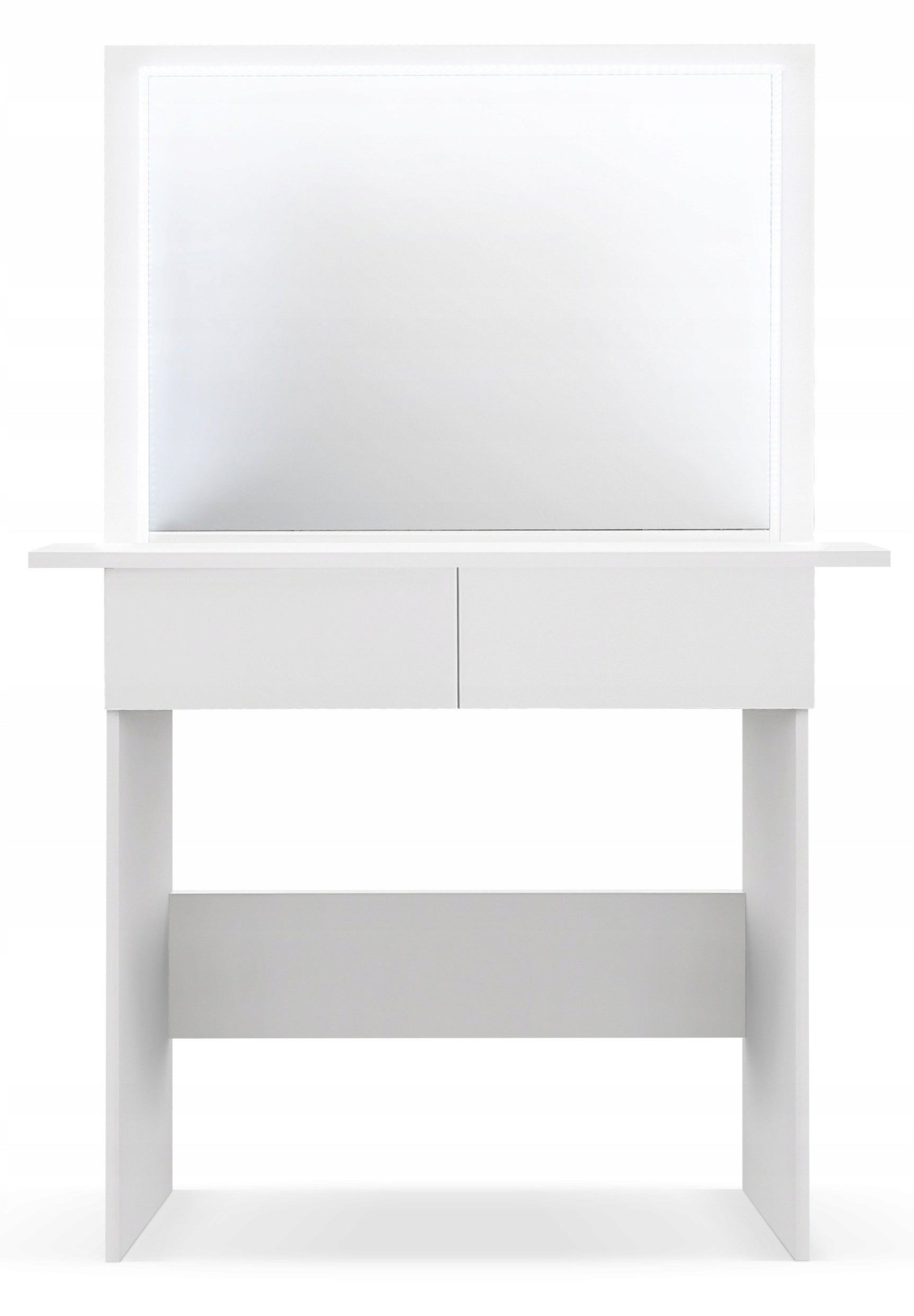 DRESSING TABLE III + MIRROR LED WHITE makeup drawers make-up MANUFACTURER Manufacturer code 219809
