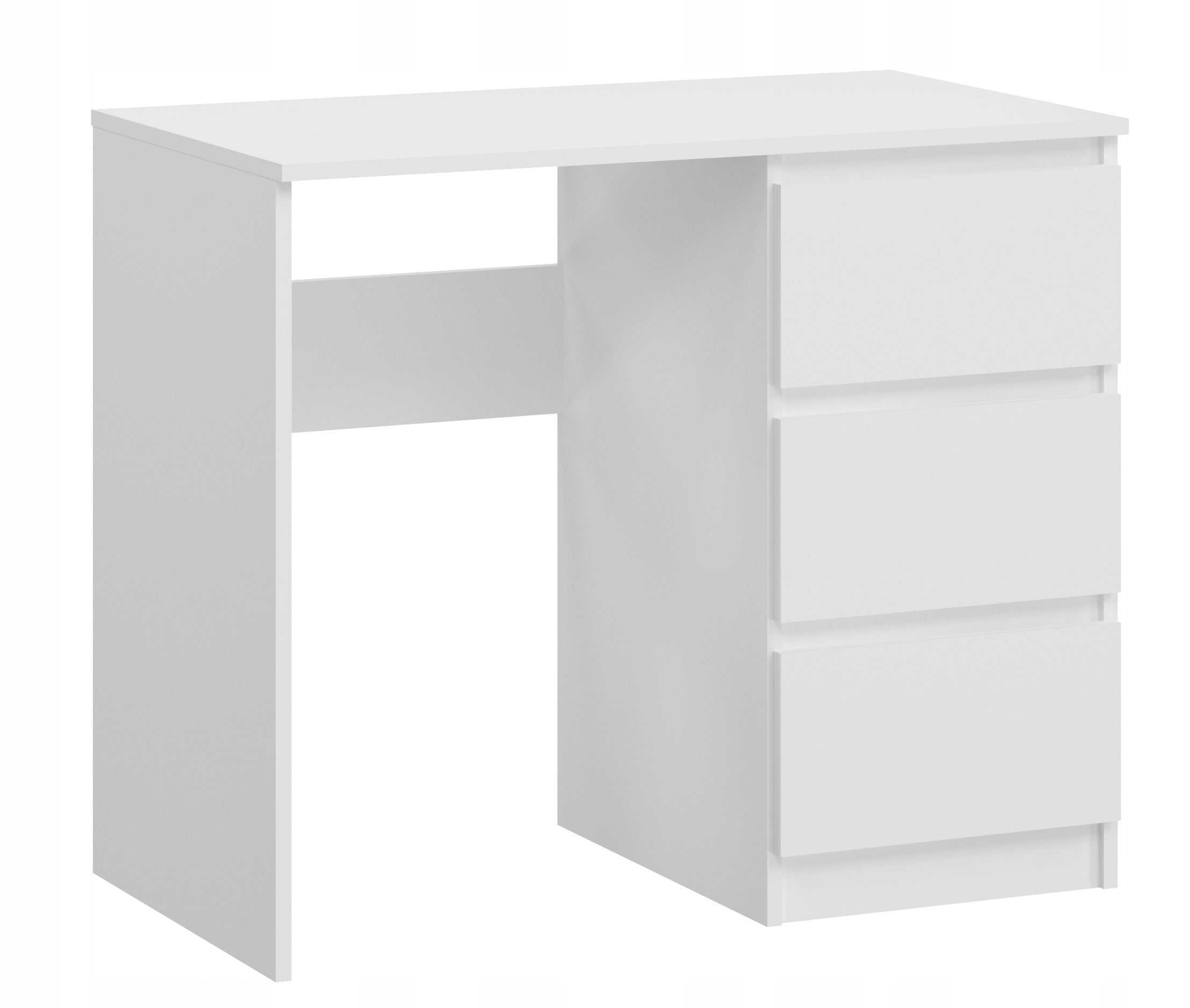 DRESSING TABLE KLARA WITH LARGE MIRROR 12 LED BULBS 3 DRAWERS Furniture height 76 cm