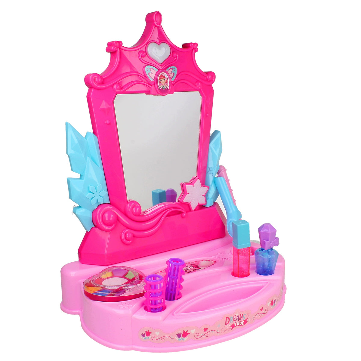DRESSING TABLE for girls ON DESK Set Hairdressing Battery Dryer Packaging status original