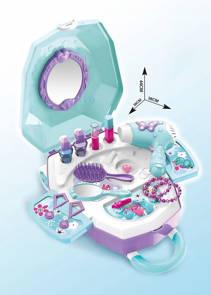 DRESSING TABLE with mirror for girls COSMETICS JEWELRY DRYER MIRROR WA Brand Sferazabawek