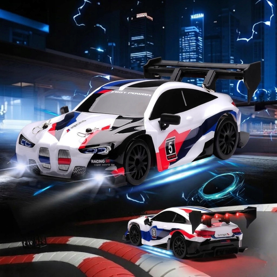 DRIFT CAR REMOTE CONTROLLED RACING CAR AUTO FOR 4x4 LED REMOTE CONTROL Manufacturer code 8602B