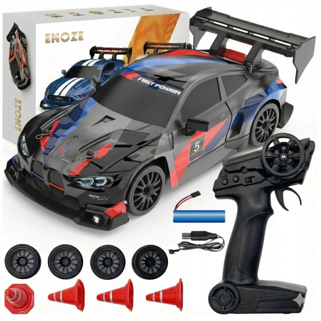 DRIFT CAR REMOTE CONTROLLED RACING CAR AUTO FOR 4x4 LED REMOTE CONTROL