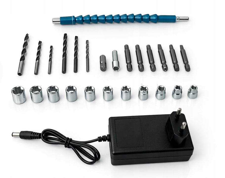 DRILL CORDLESS BRUSHLESS IMPACT DRIVER 36V LED 2xAKU BITS Packaging status original