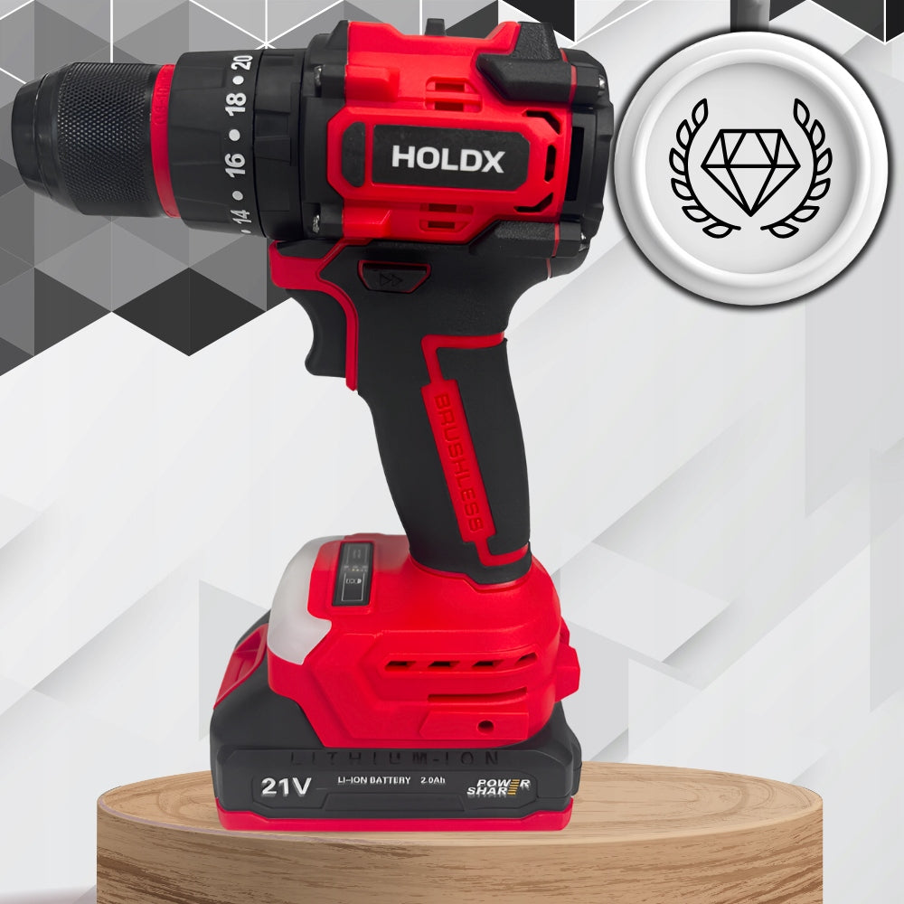 DRILL CORDLESS IMPACT DRIVER 21V 2XAKU 2.0Ah SET XL SUITCASE Batteries included yes
