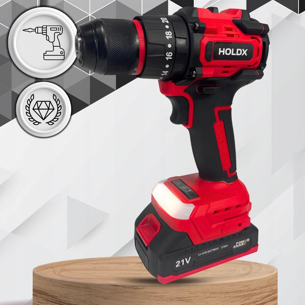 DRILL CORDLESS IMPACT DRIVER 21V 2XAKU 2.0Ah SET XL SUITCASE Packaging status original