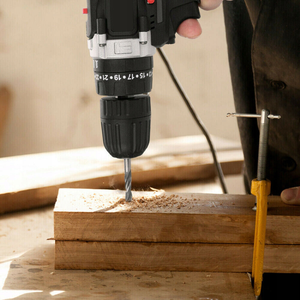 DRILL CORDLESS POWERFUL IMPACT DRILL 48V 2 BATTERIES Manufacturer code TL2005EU34