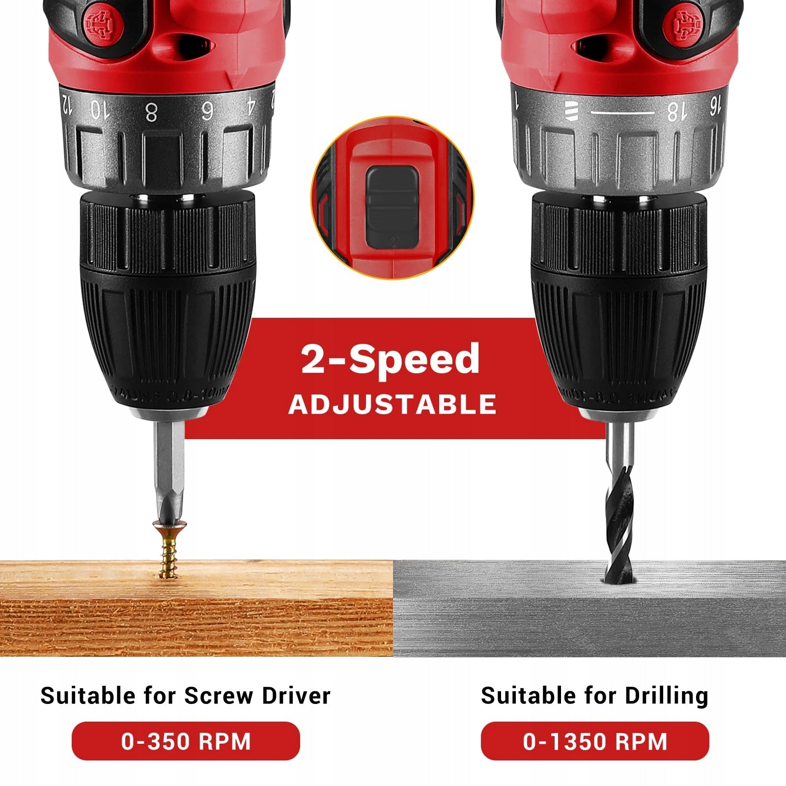 DRILL - CORDLESS SCREWDRIVER DEKOPRO 20V 40Nm 30 ACCESSORIES Brand no brand