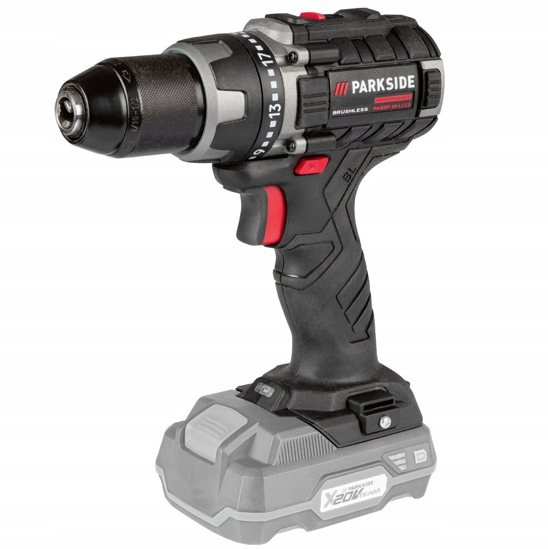 DRILL PERFORMANCE 20V BRUSHLESS DRILL/DRIVER Manufacturer code PABSP 20-Li C3
