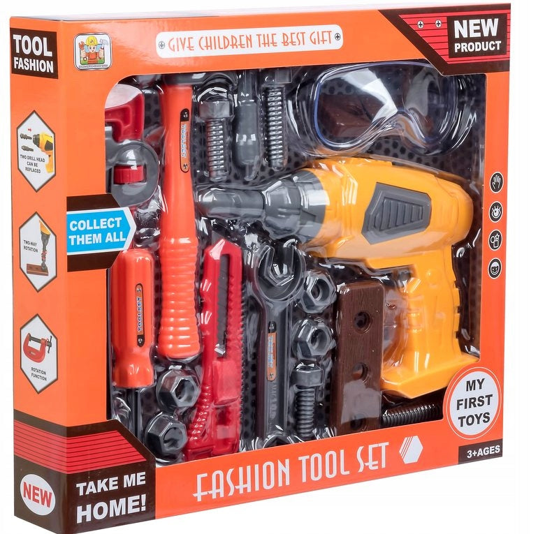 DRILL SCREWDRIVER TOOL SET 14 pcs MASK Brand QULKI
