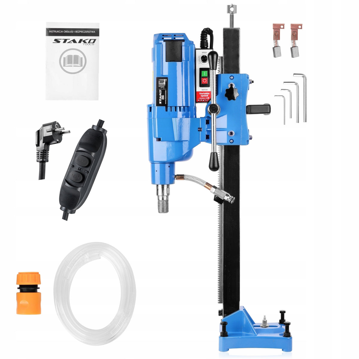 DRILLING RIG DIAMOND HOLE SAW FOR CONCRETE fi 255mm 4250W STRAIGHT TRIPOD STAKO Packaging status original