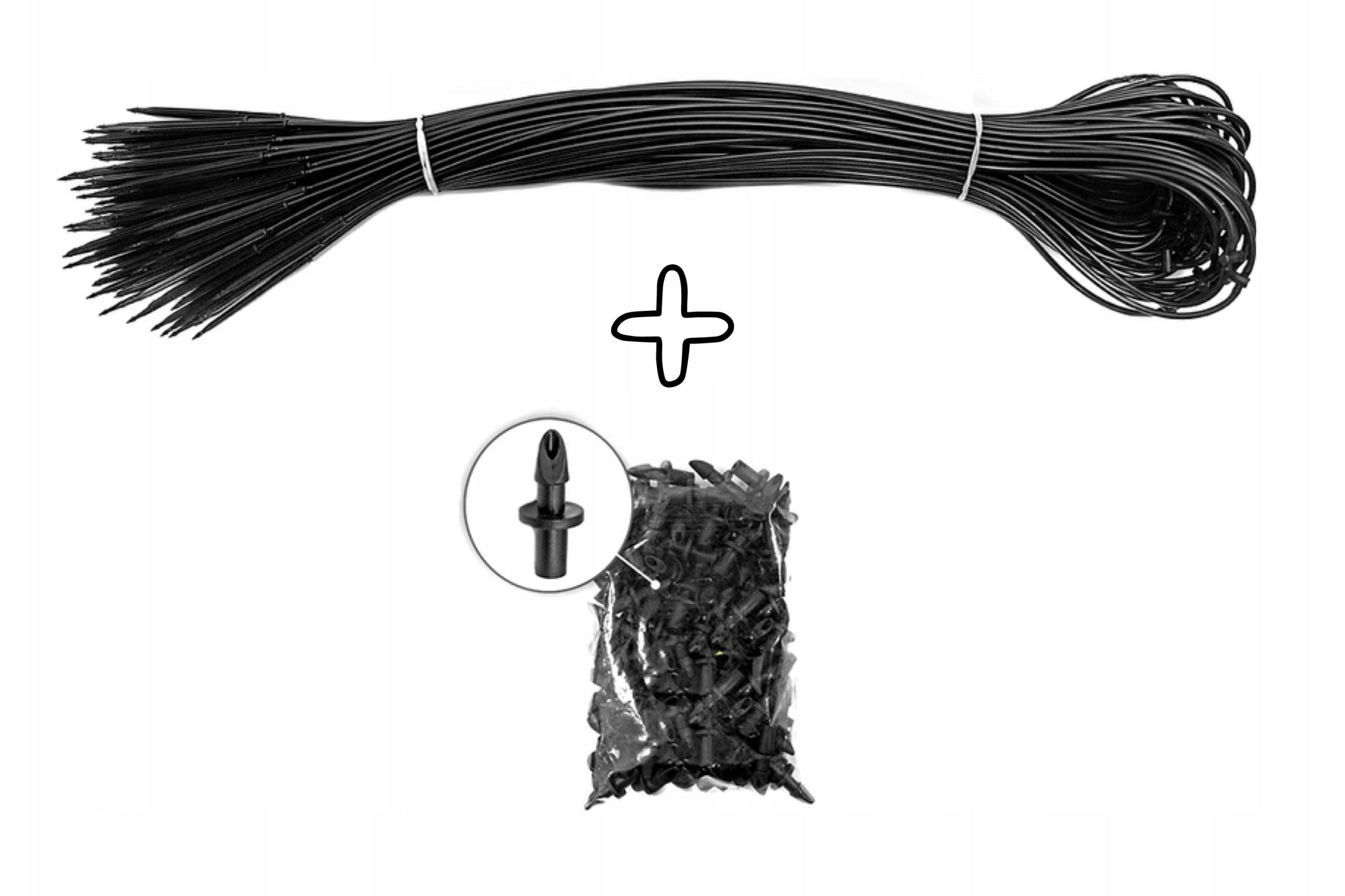 DRIP-FLOW EMITTER QUADRANTS 70CM 100PCS IRRIGATION SYSTEM + INJECTIONS