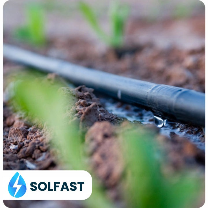 DRIP LINE 100m 16mm IRRIGATION SET 131 ELEMENTS SYSTEM HOSE PIPE Brand SOLFAST