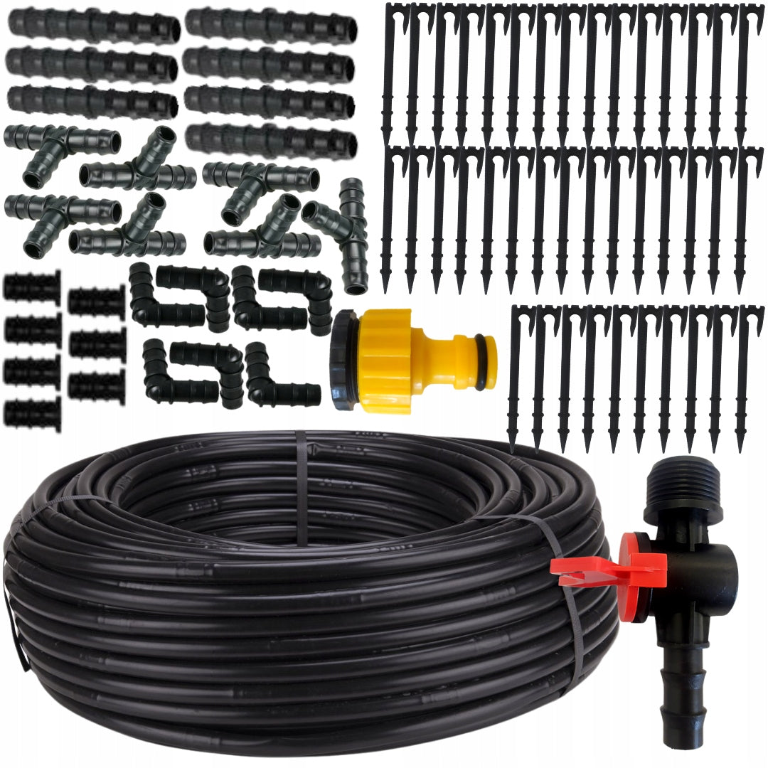 DRIP LINE 100m DRIP IRRIGATION 68 ADDITIONAL ELEMENTS