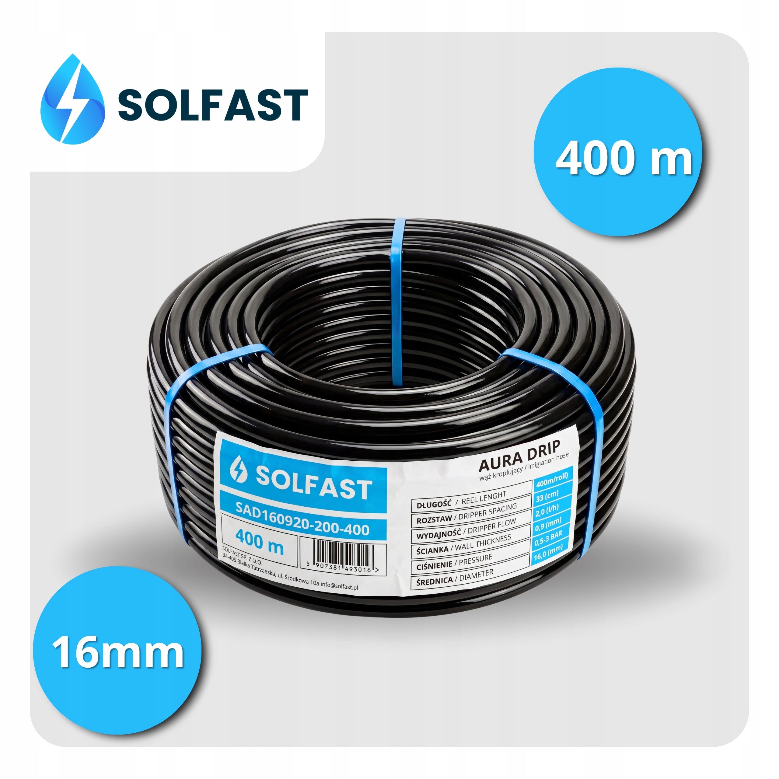 DRIP LINE 400M DRIP IRRIGATION HOSE IRRIGATION PIPE Packaging status original