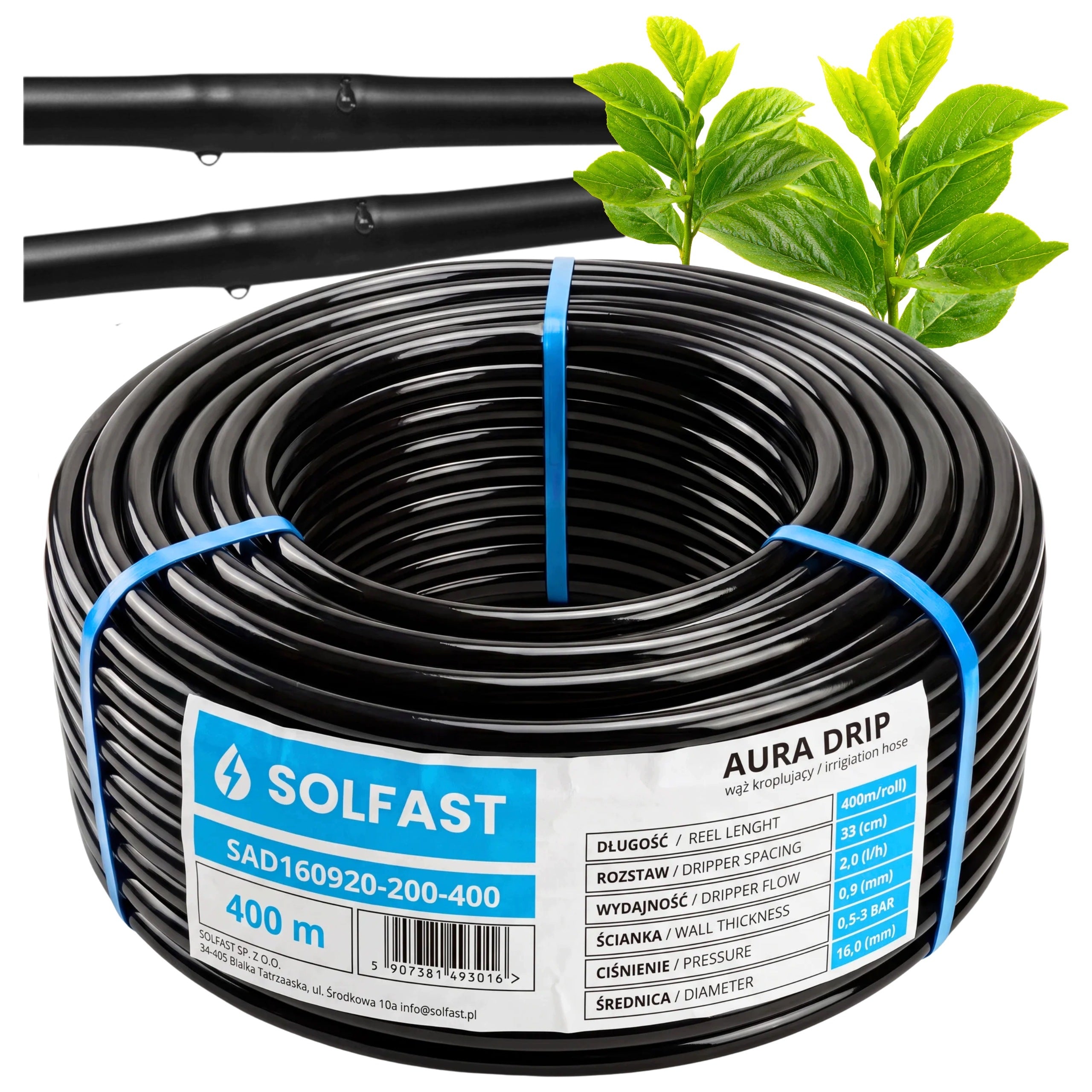DRIP LINE 400M DRIP IRRIGATION HOSE IRRIGATION PIPE