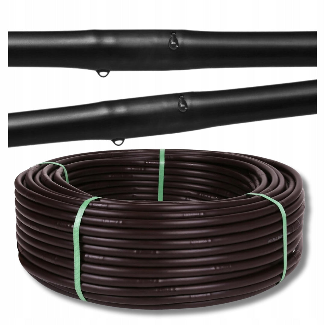 DRIP LINE DRIP HOSE FOR GARDEN Sweating Irrigation 100m Fi16